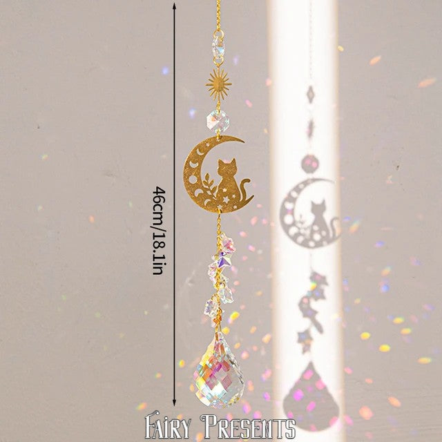 Crescent Cat Charm