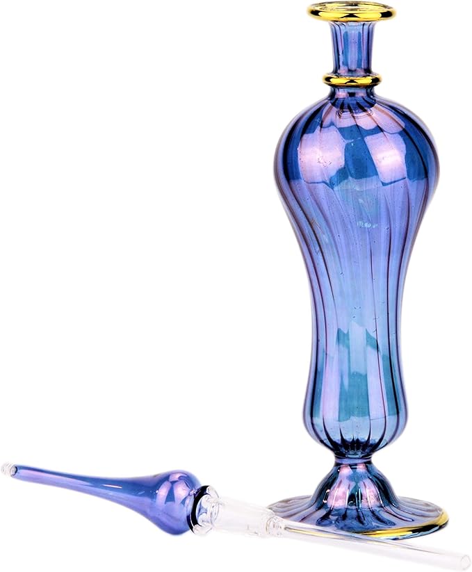 Blue Egypt Glass Bottle