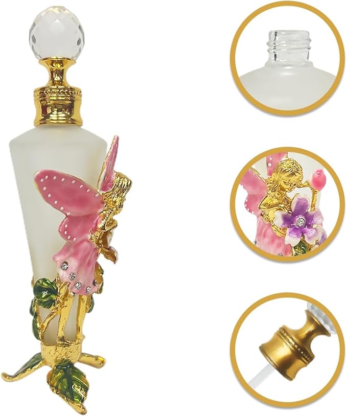 Whimsy Fairy Glass Bottle