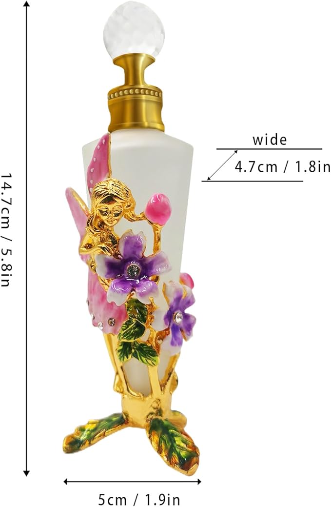 Whimsy Fairy Glass Bottle