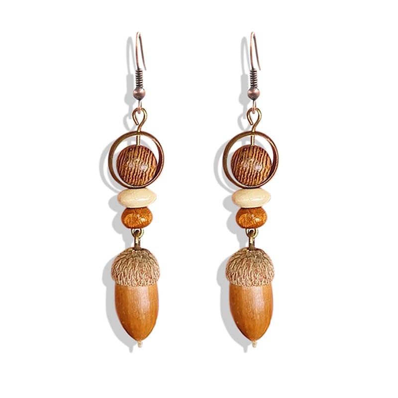 Back To Nature Acorn Earrings